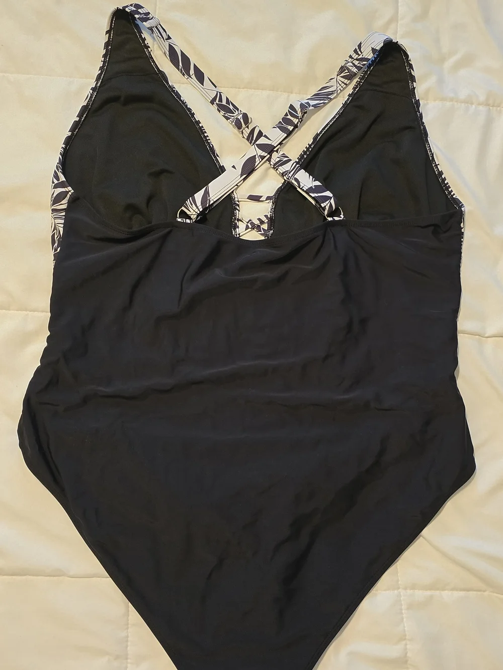 Three Different Bathing Suits Same Flattering Style Size 20